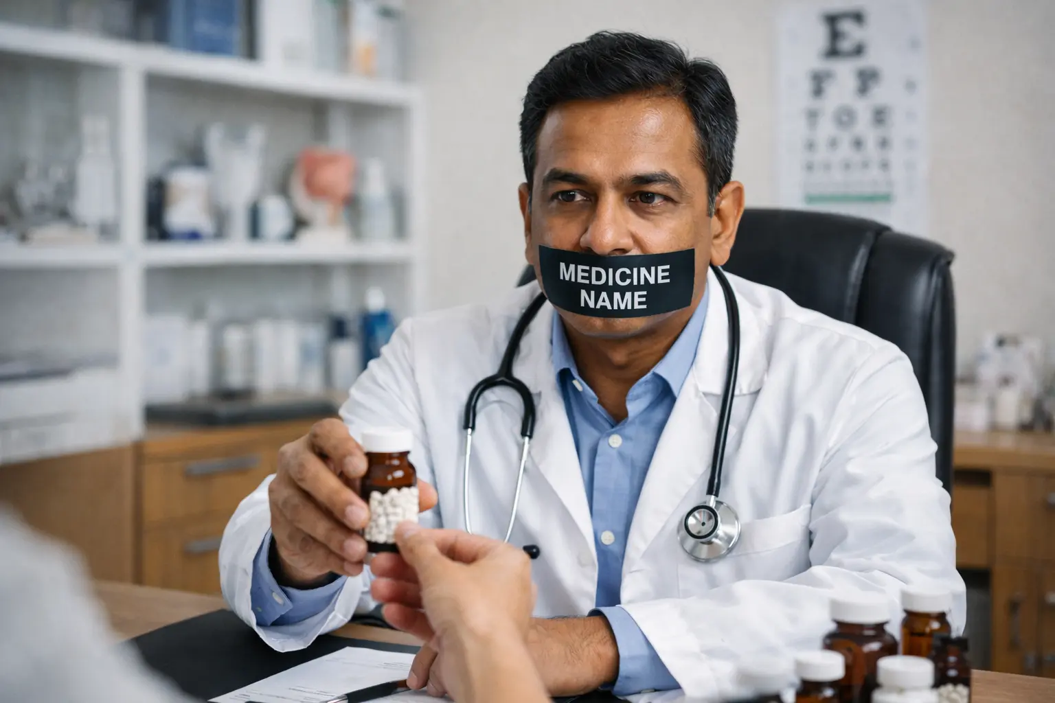 হোমিওপ্যাথিক ডাক্তার রোগীকে ওষুধের নাম কেন বলেন না