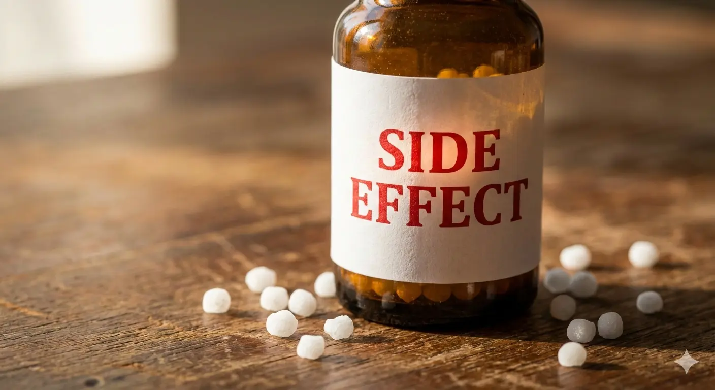 হোমিওপ্যাথিক ঔষধের পার্শ্বপ্রতিক্রিয়া বা সাইড ইফেক্ট