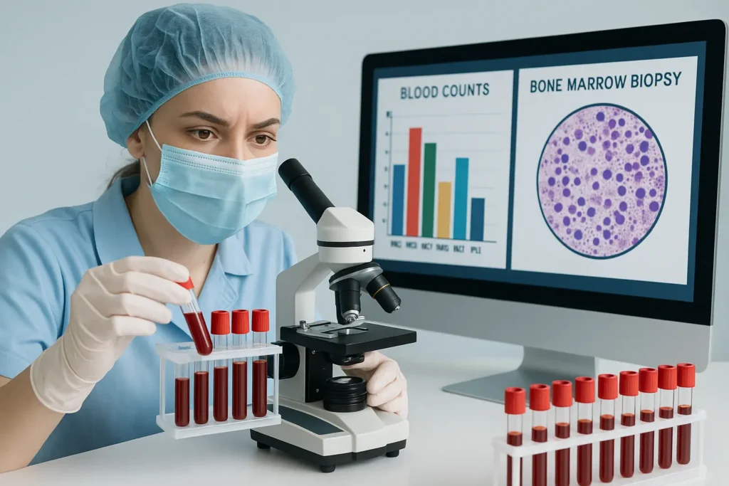 Acute Myeloid Leukemia- AML (এ্যাকিউট মাইলয়েড লিউকেমিয়া): কারণ লক্ষণ নির্ণয় ও হোমিওপ্যাথিক চিকিৎসা