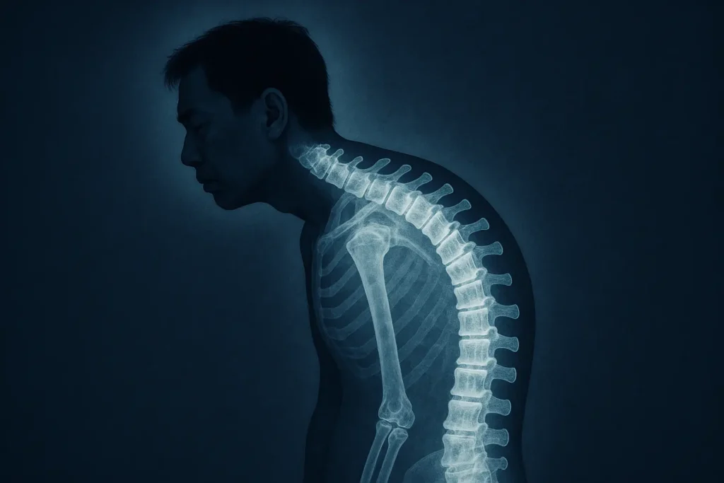 এঙ্কাইলোজিং স্পন্ডাইলাইটিস (Ankylosing Spondylitis): কারণ লক্ষণ ও হোমিওপ্যাথিক চিকিৎসা